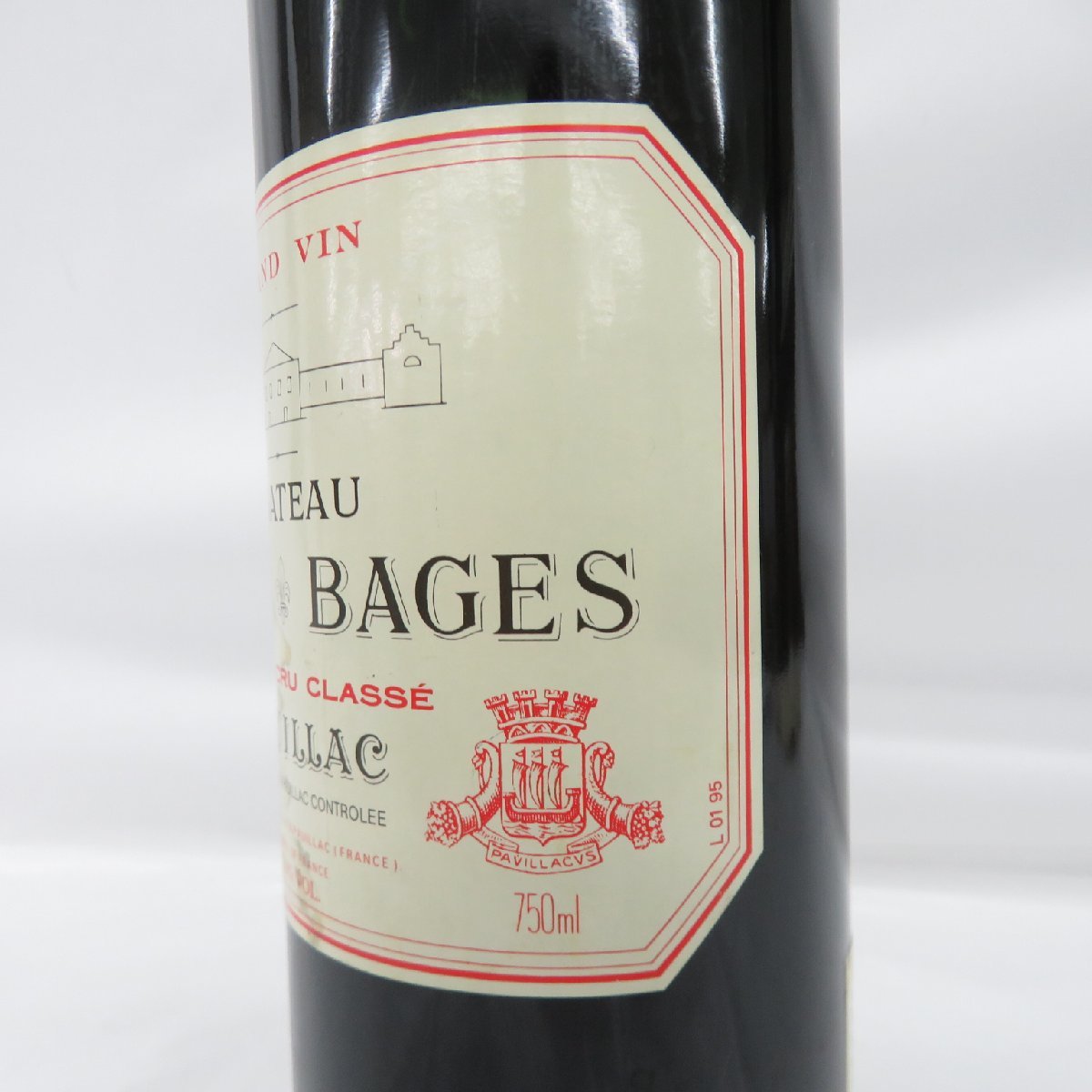 【未開栓】Chateau Lynch Bages シャトー・ランシュ・バージュ 1995 赤 ワイン 750ml 13% 11479318 0115_画像4