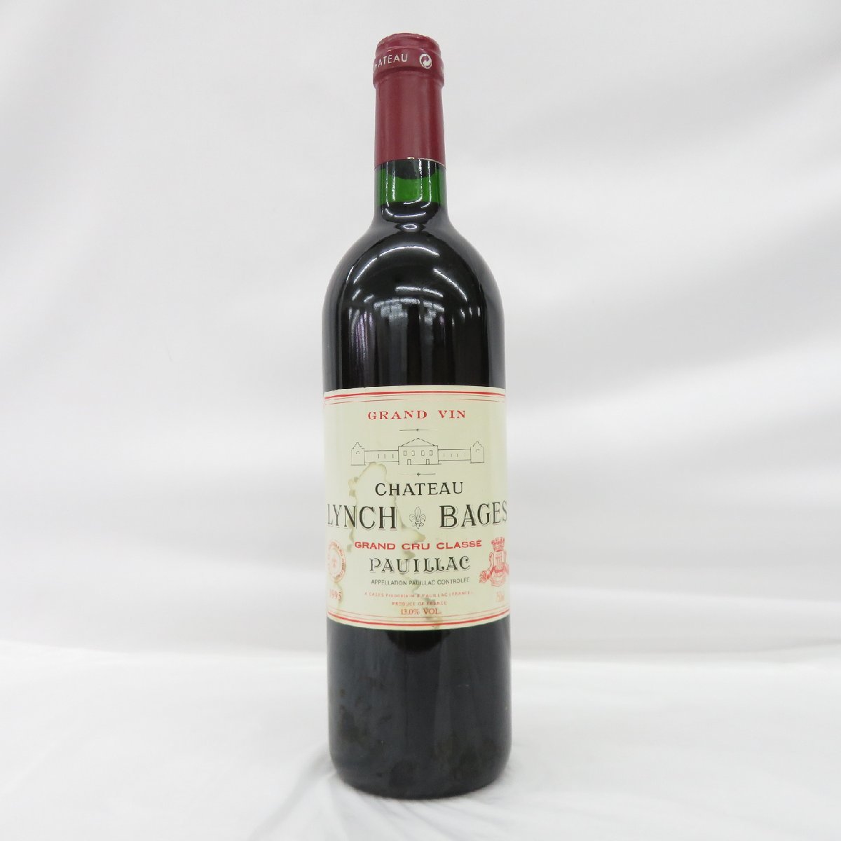 【未開栓】Chateau Lynch Bages シャトー・ランシュ・バージュ 1995 赤 ワイン 750ml 13% 11479318 0115_画像1