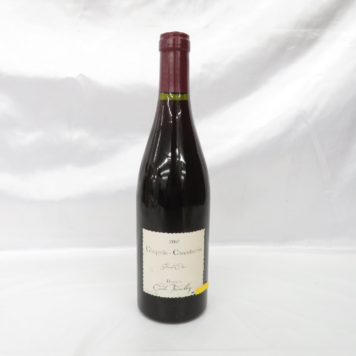 【未開栓】Cecile Tremblay セシル・トランブレイ シャペル・シャンベルタン グランクリュ 2007 赤 ワイン 750ml 13％ 11473324 0117_画像1