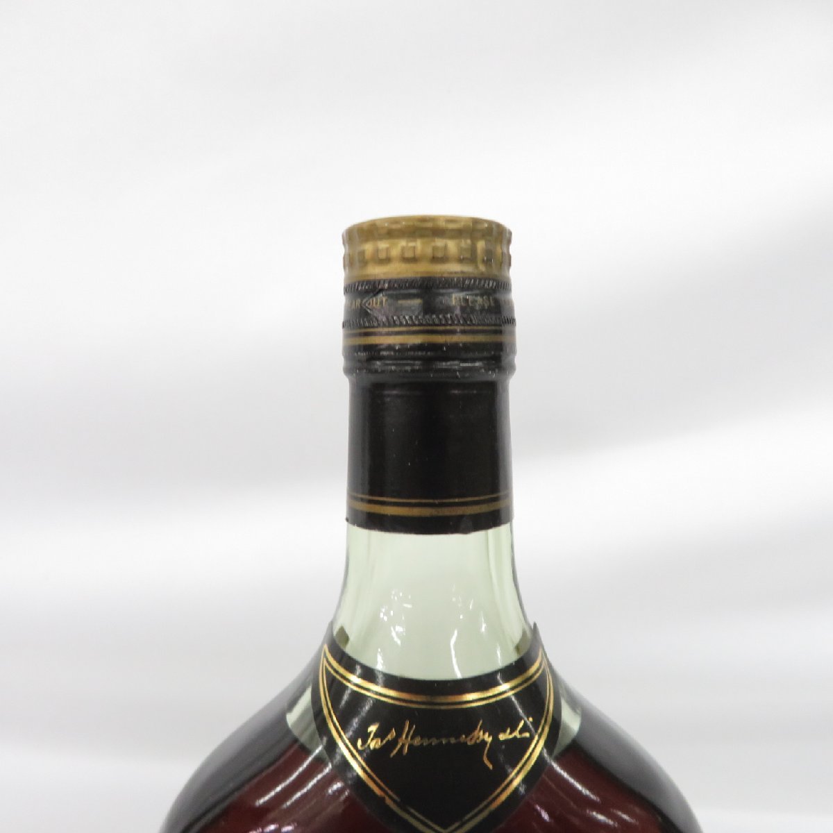 【未開栓】Hennessy ヘネシー XO 金キャップ グリーンボトル ブランデー 700ml 40% 箱付 11476778 0117_画像3