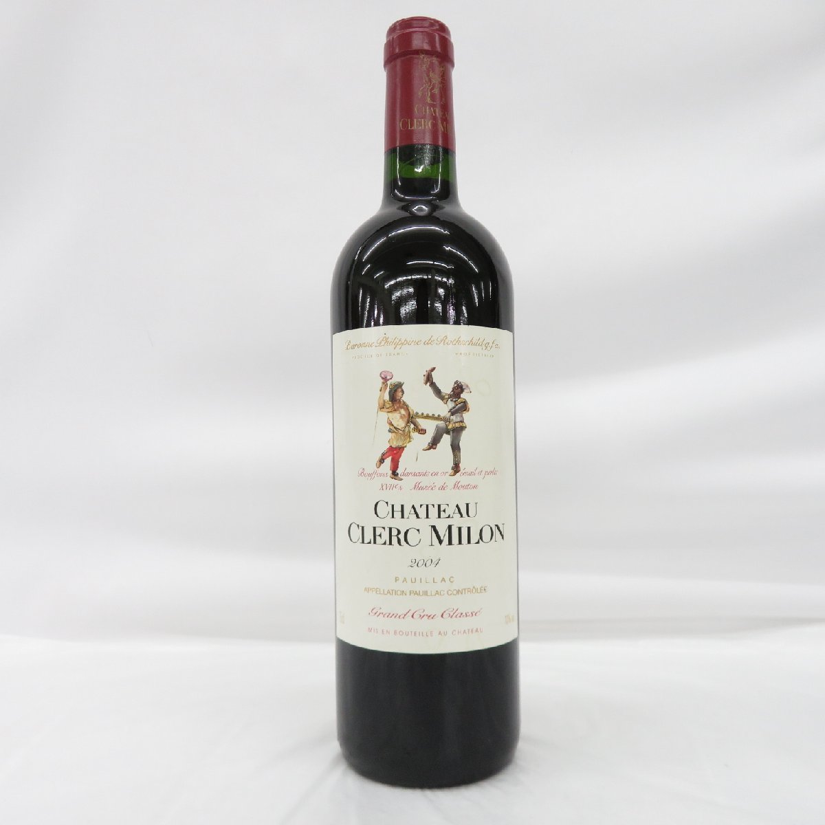 【未開栓】Chateau Clerc Milon シャトー・クレール・ミロン 2004 赤 ワイン 750ml 13％ 11483850 0122_画像1