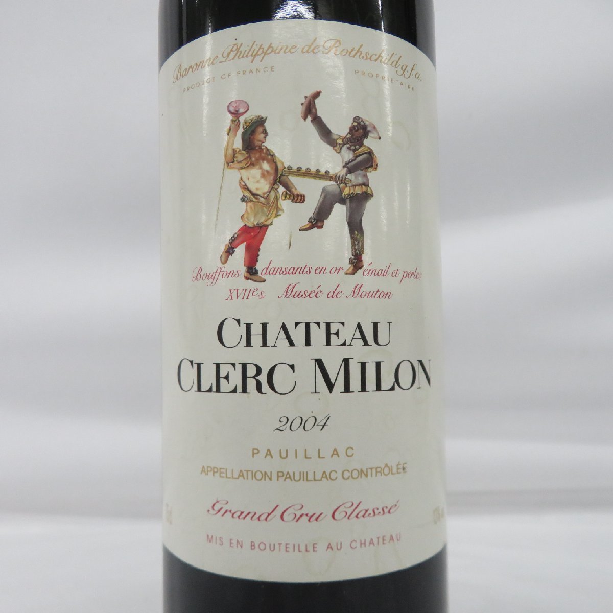 【未開栓】Chateau Clerc Milon シャトー・クレール・ミロン 2004 赤 ワイン 750ml 13％ 11483850 0122_画像2