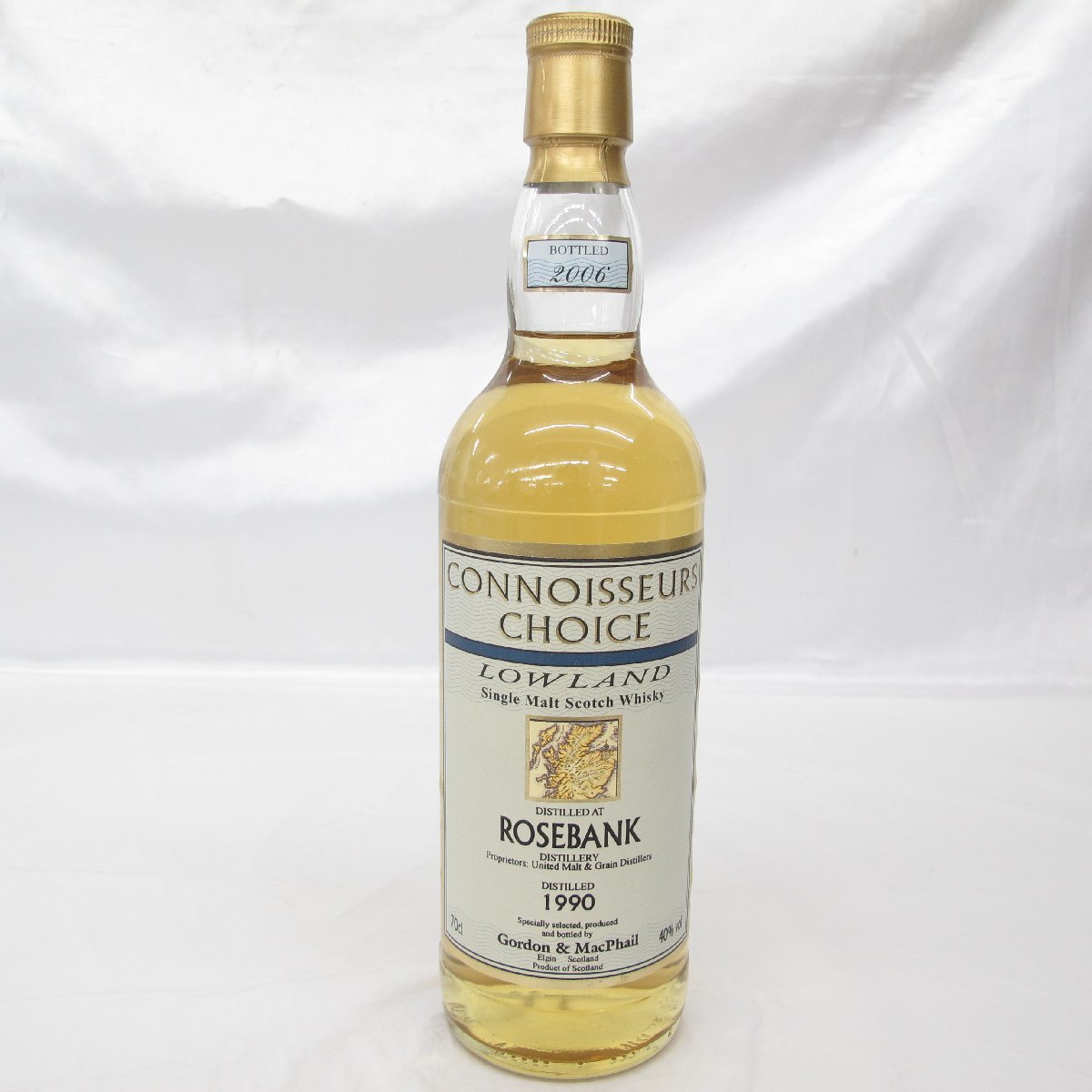 【未開栓】G&M ゴードン&マクファイル コニサーズチョイス ローズバンク 1990-2006 ウイスキー 700ml 40％ 箱付 11485276 0125_画像2