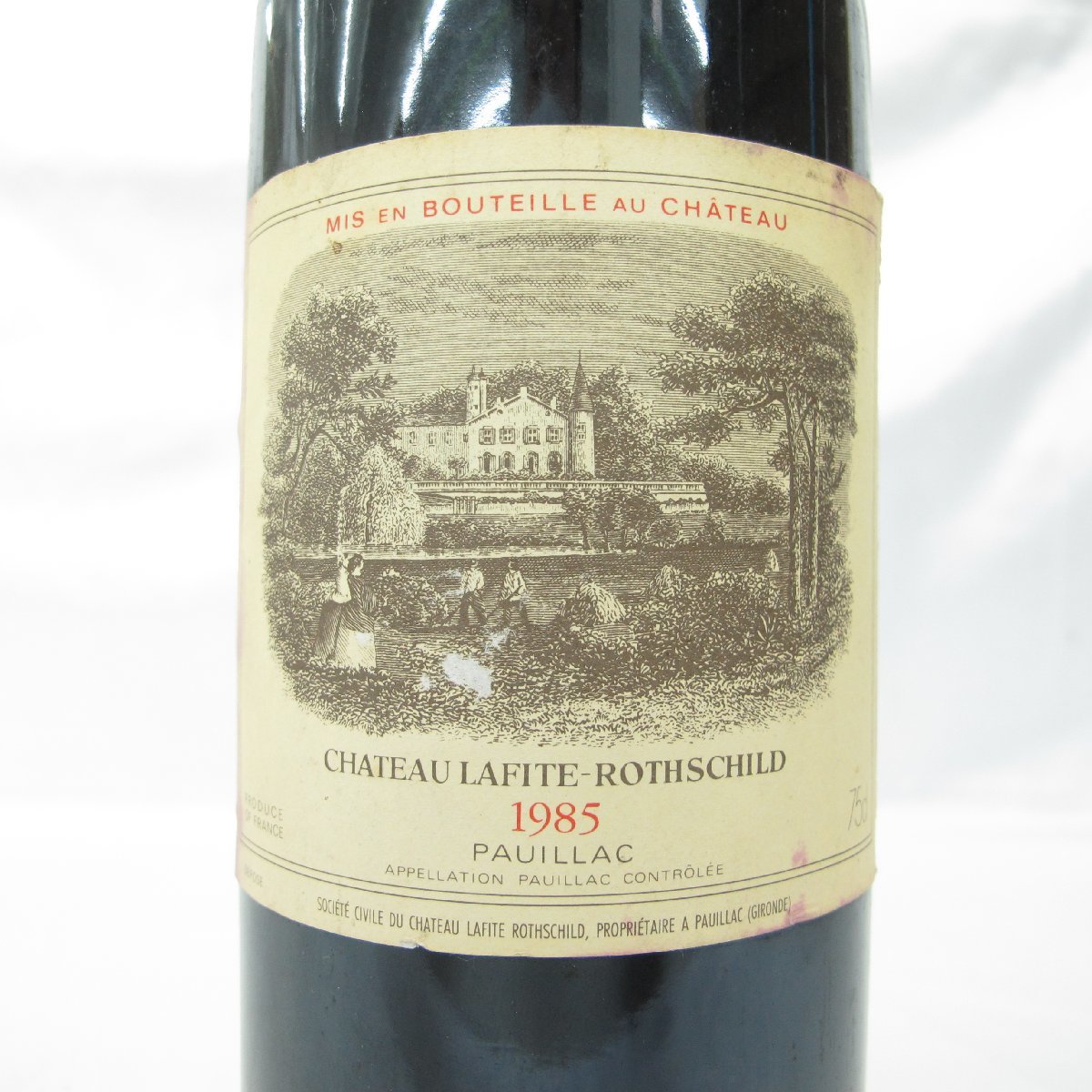 【未開栓】Chateau Lafite Rothschild シャトー・ラフィット・ロートシルト 1985 赤 ワイン 750ml 14％未満 ※目減りあり 11485482 0125_画像2