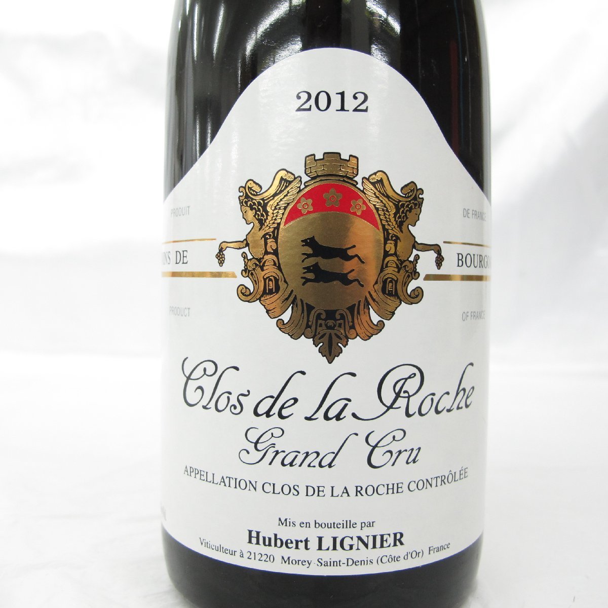 【未開栓】Hubert LIGNIER ユベール・リニエ クロ・ド・ラ・ロッシュ グラン・クリュ 2012 赤 ワイン 750ml 13.5% 11484482 0127_画像2