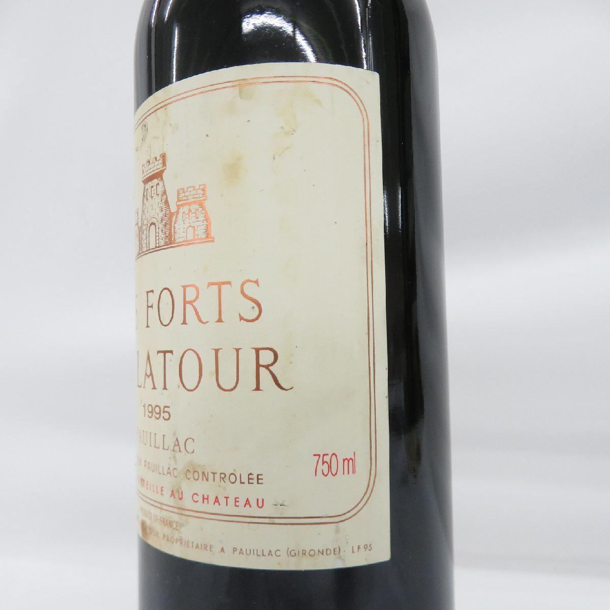 【未開栓】LES FORTS DE LATOUR レ・フォール・ド・ラトゥール 1995 赤 ワイン 750ml 12.5% ※目減り有 11481051 0128_画像4