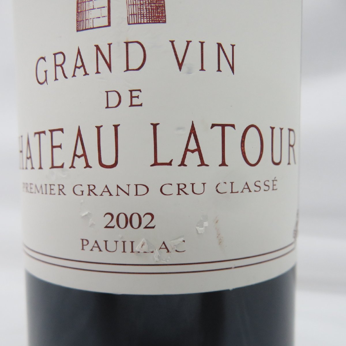 【未開栓】Chateau Latour シャトー・ラトゥール 2002 赤 ワイン 750ml 13% 11490694 0129_画像3