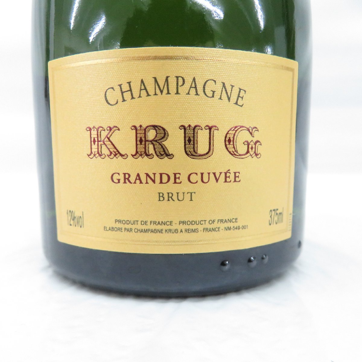 【未開栓】KRUG GRANDE CUVEE クリュッグ グランキュヴェ ブリュット ハーフボトル シャンパン 375ml 12% 11489113 0130_画像2