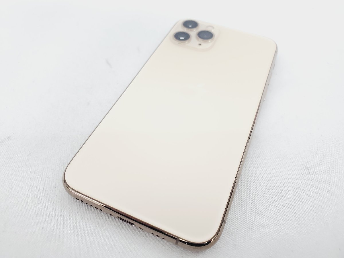 1円～【中古品】SoftBank スマートフォン Apple iPhone11 Pro 64GB MWC52J/A ゴールド 判定○ ※SIMロック解除済み 11471651 0114_画像2