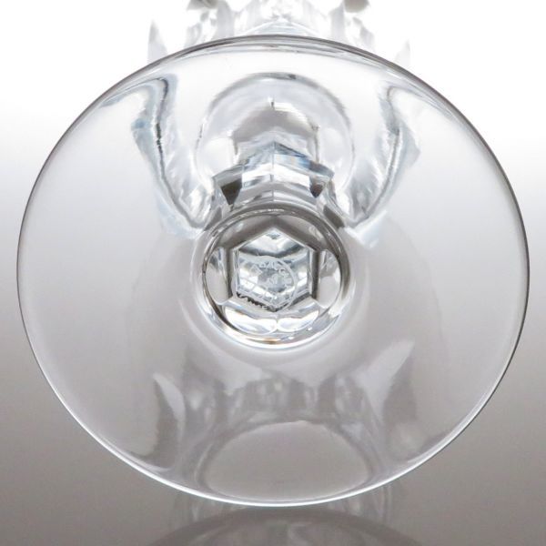 バカラ グラス ● ポリニャック ウォーターゴブレット ヴィンテージ クリスタル 17cm polignac_画像10