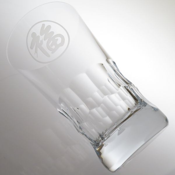 バカラ グラス ● ビバ グラスジャパン タンブラー 福 エッチング 10.5cm クリスタル 未使用 Biba_画像2