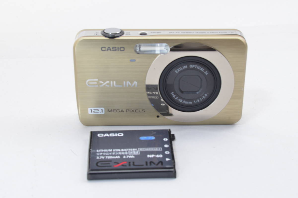 【ecoま】カシオ CASIO EXILIM EX-Z90 ゴールド コンパクトデジタルカメラ_画像1