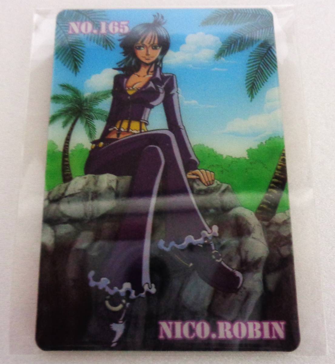 ONEPIECE ワンピース グミカード NO.165 NICO.ROBIN ニコ・ロビン 海賊王グミ プラスティックカードの画像1