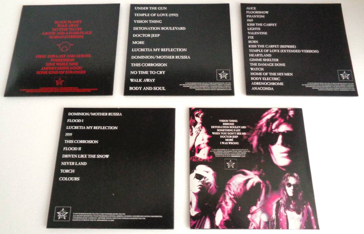 Europe盤5枚組CDBOXセット　The Sisters Of Mercy　Original Album Series Compilation　2009年　Rhino Records　Goth　ゴシック・ロック_画像5
