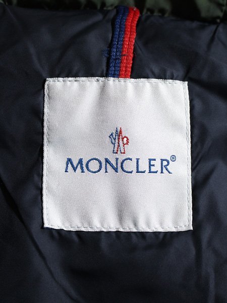 訳アリ MONCLER モンクレール ブルガリア製 ファーフード付 ミリタリーデザイン ダウンコート 00_画像5