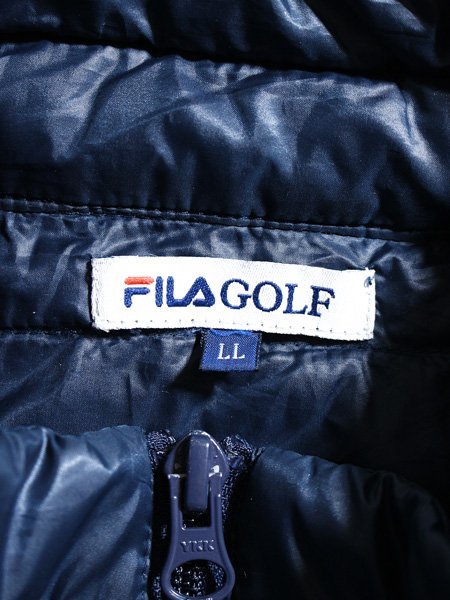 FILA GOLF フィラゴルフ ロゴ 軽量 ダウンジャケット LL_画像4