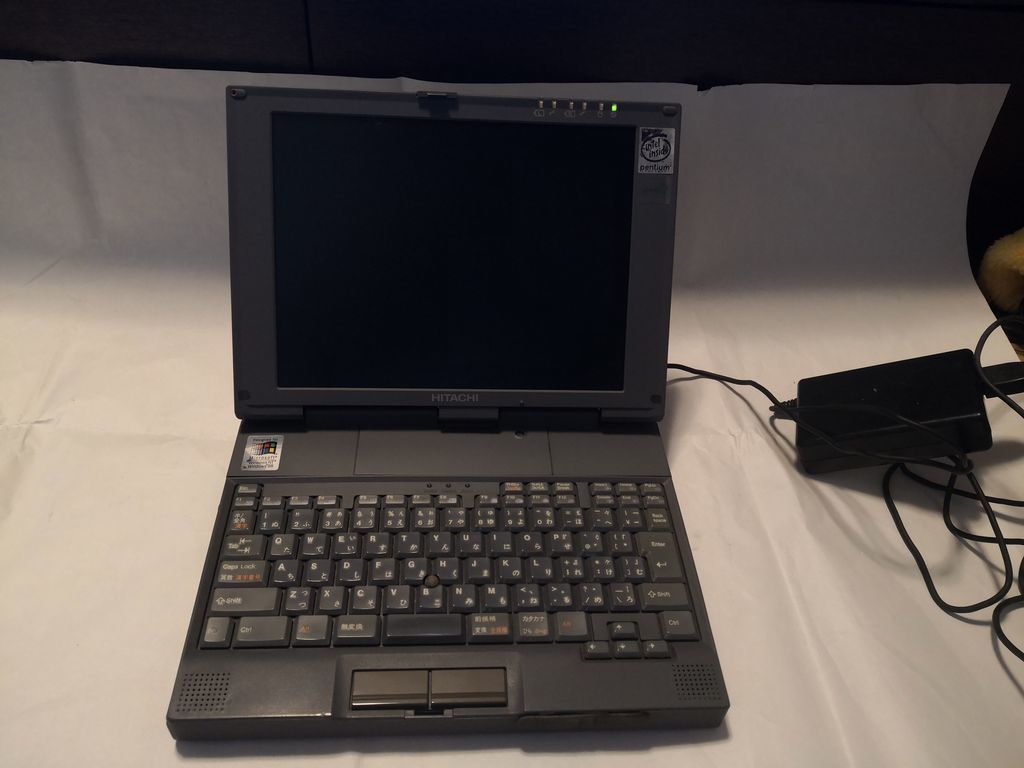 IBM ThinkPad 235 2607-20J チャンドラ 部品取り付き HITACHI IBM ThinkPad 235 2607-20J チャンドラ 部品取り付き HITACHI