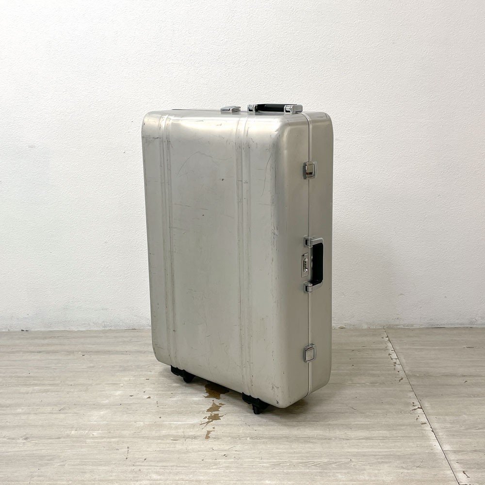 * Zero Halliburton ZERO HALLIBURTON suitcase aluminium 4 wheel extra-large size height 88cm dial lock type TSA lock less rare 