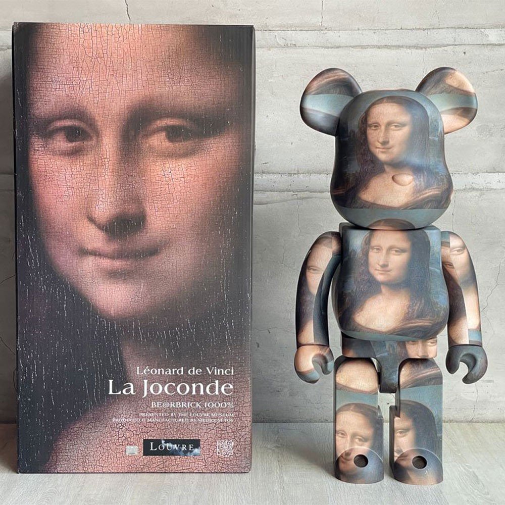 ♪ メディコムトイ MEDICOM TOY×ルーブル Louvre ベアブリック BE@RBRICK LEONARD DE VINCI モナリザ Mona Lisa 1000％