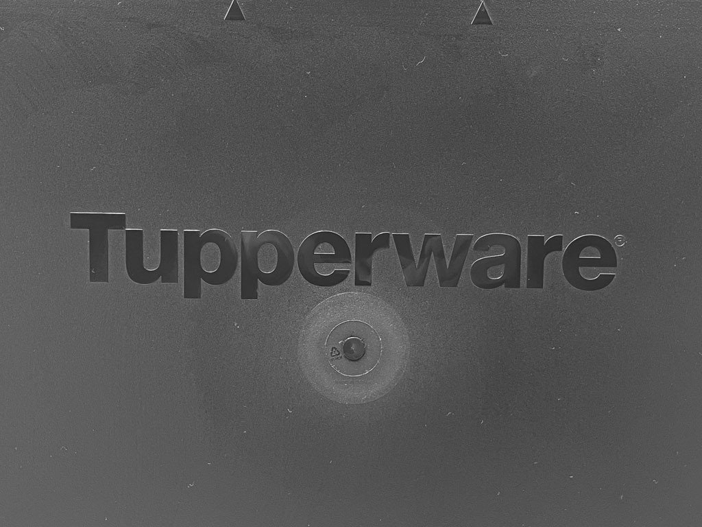 ● タッパーウェア Tupperware スーパーチェスト Super Chest ワイド 1段 ダークブラウン プラスチック製 引出し 収納ボックス 箪笥_画像6