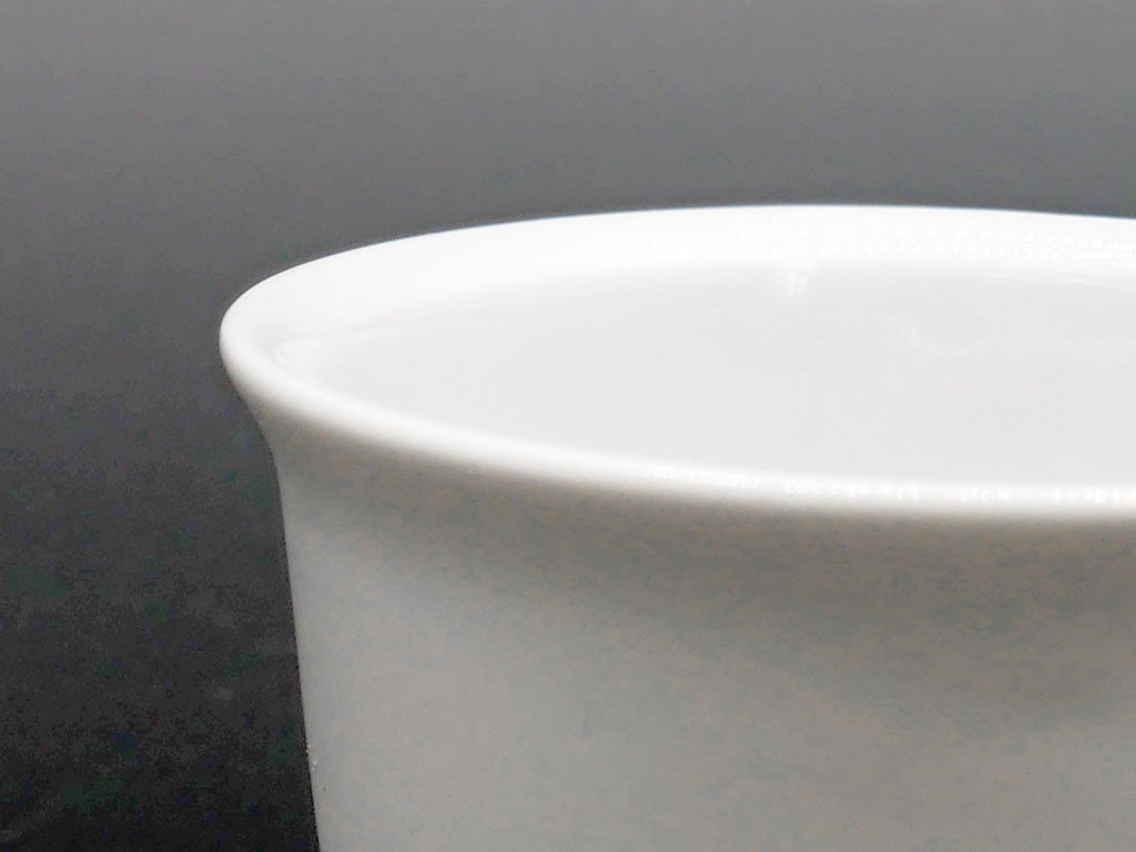 ● マイセン Meissen デミタス カップ＆ソーサー Demitasse cup & saucer ヴァイス 白磁 ドイツ B_画像8