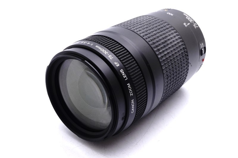 ★☆★ Canon EF 75-300mm F4-5.6 Ⅱ Lens キヤノン レンズ 完動 ◆306_画像1