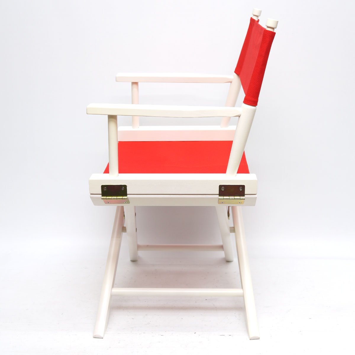 弘益 ディレクターズチェア DSC-01N 折りたたみ椅子 木製 レッド [H800453]_画像4