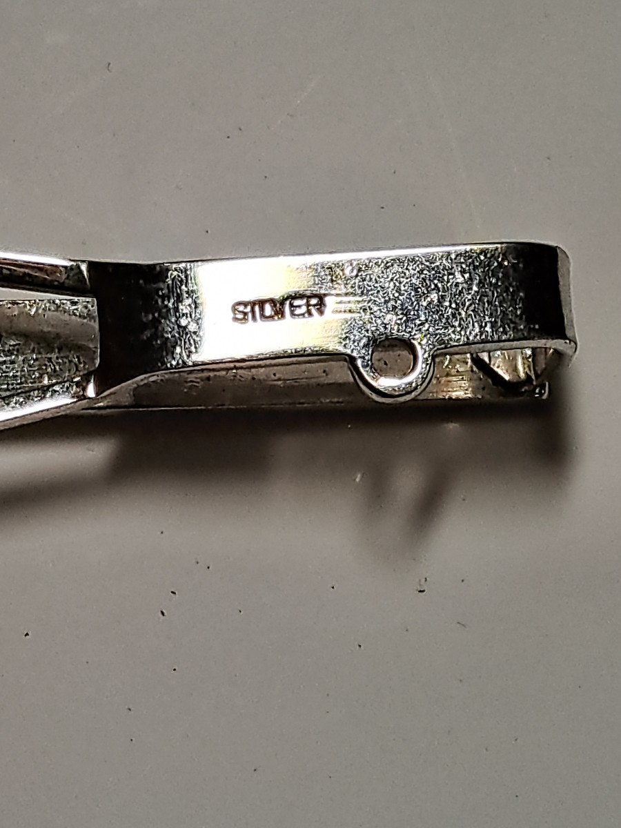 純銀 SILVER シルバー SV 925 アクセサリー 指輪 ネックレス イヤリング タイピン チェーン リング ブローチ まとめて 121g_画像8