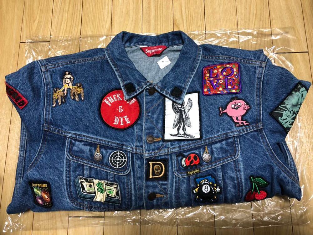 patches denim trucker jacket