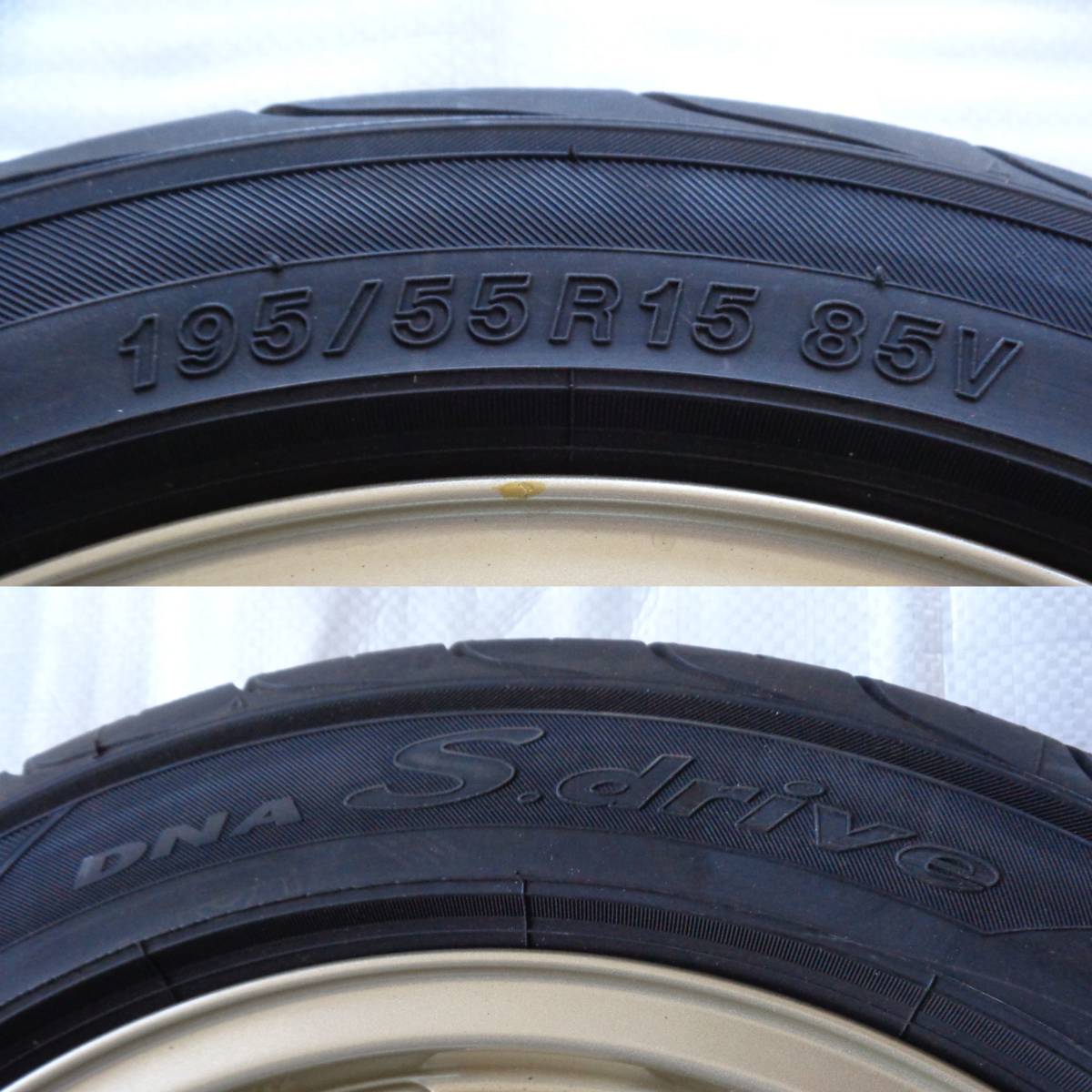 ホイール+タイヤセット SSR　TYPE-C　15×7.0+42　5H-114.3　195/55R15　ヨコハマ　SDRIVE　５穴_画像2