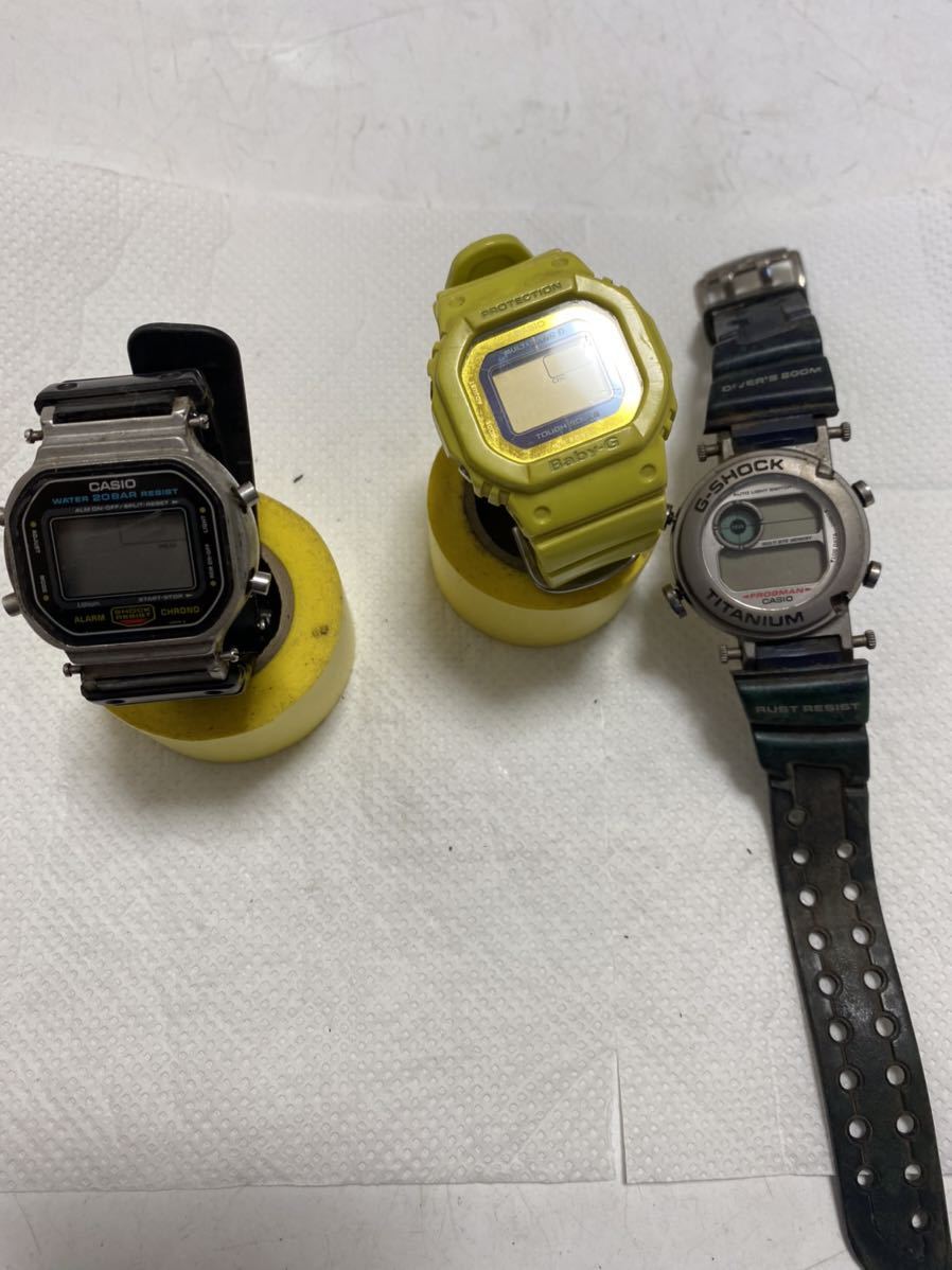 腕時計 CASIO G-SHOCK DW-9900 DW-5600 3台まとめて売る_画像1