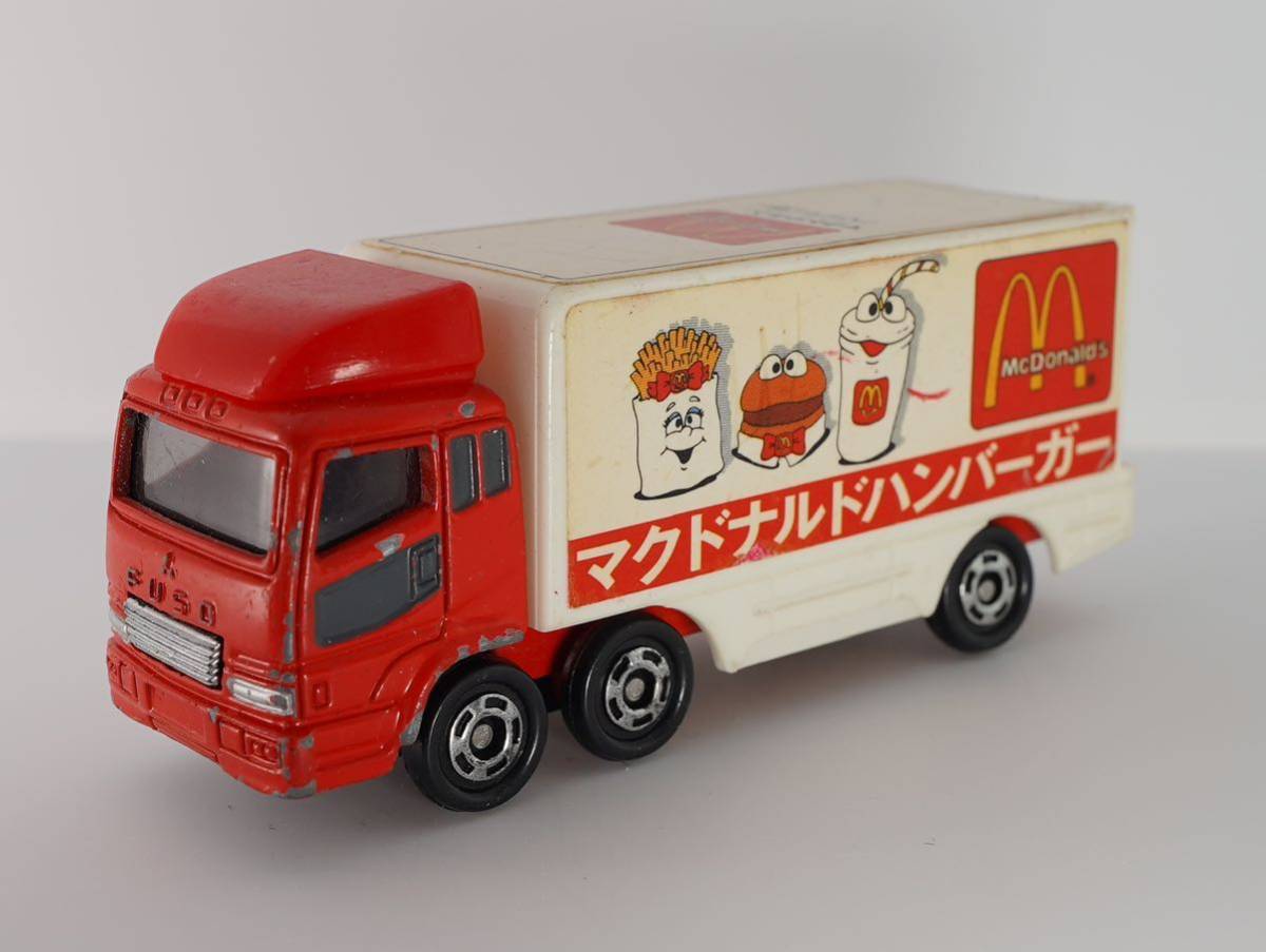 廃盤トミカ 三菱 スーパーグレートトラック マクドナルド パネルバン 199年製No.65 　《ミニカー 車 自動車 レア 絶版 まとめ 大量 セット_画像1