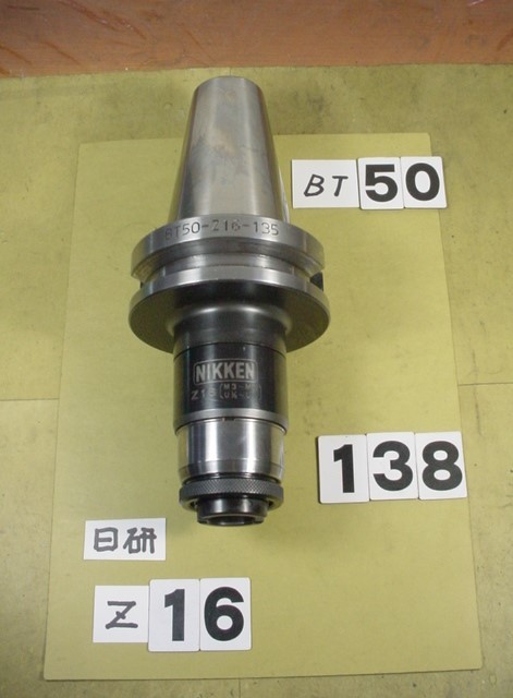 BT50-Z16-135 日研 タッパー 中古品 M3~M20タイプ BT50-138 BT50-Z16-135 日研 タッパー 中古品 M3~M20タイプ BT50-138