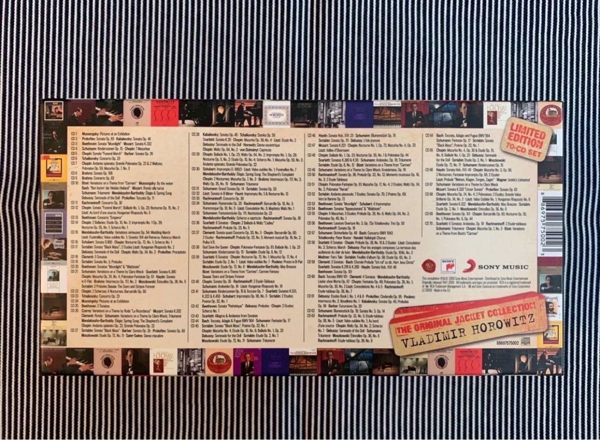 70CD ホロヴィッツ・オリジナル・ジャケット・コレクション全集