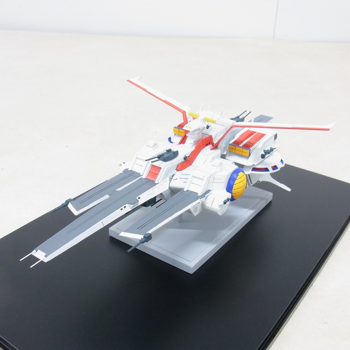 ☆製作品 メーカー不明 ネェル・アーガマ 機動戦士ガンダムZZ レジン製 塗装済み 現状品【FF；U0BE0145_画像3