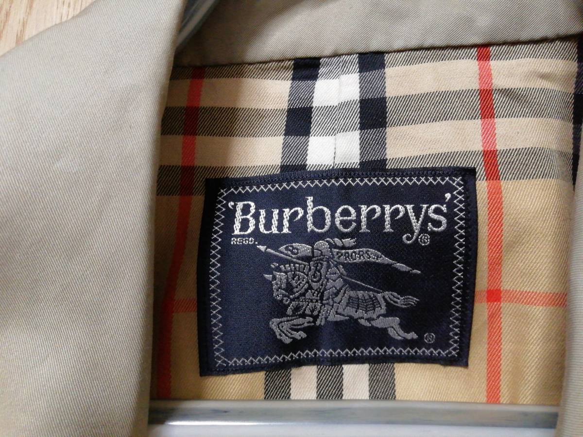 【超美品】バーバリー BURBERRY メンズ メンズ 男性 トレンチコート 取説付き ジャンパー フリーサイズ _画像5