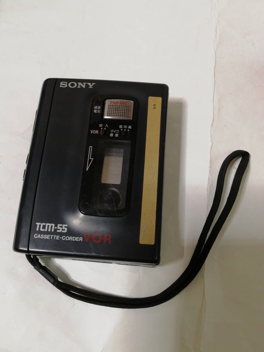 SONY　ソニー　 TCM-55 カセットレコーダー　ジャンク品　部品取り_画像1