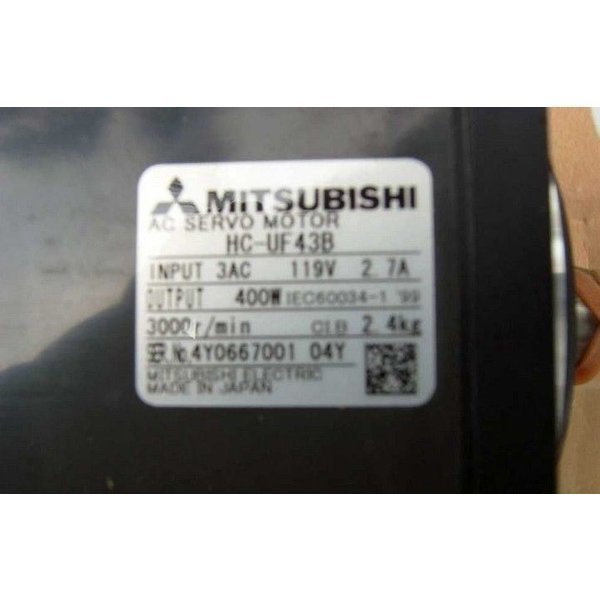 新品 三菱 Mitsubishi HC-UF43B サーボモーター 6ケ月保証