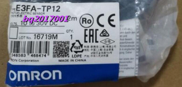 新品　OMRON/オムロン 　E3FA-TP12 　光電センサー 【６ヶ月保証】_画像1