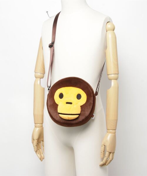 BABY MILO PLUSH CROSS BAG　ベビーマイロ　ショルダーバッグ　BAPE　アベイシングエイプ　A BATHING APE_画像1