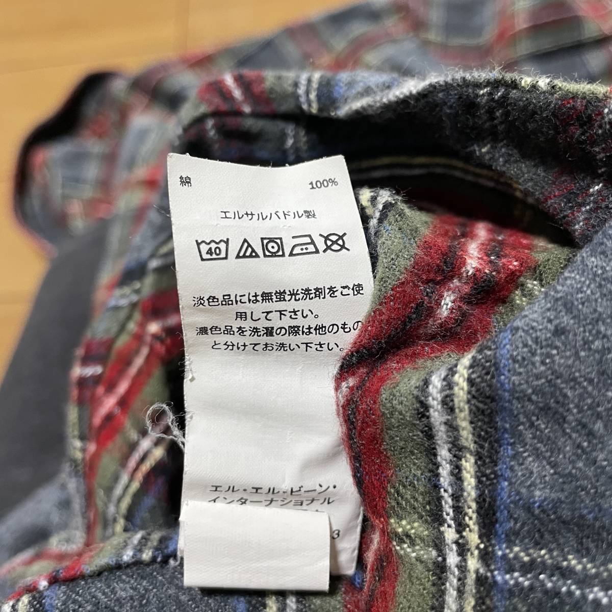 Y-5　L.L.Bean/エルエルビーン　サイズ XL-REG！　チェック コットンネルシャツ_画像4