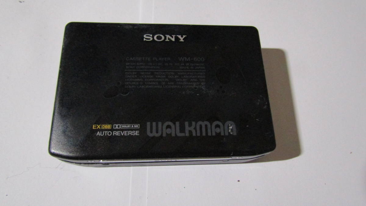 ＳONY WALKMAN WM-600 カセットプレーヤー ソニー ウォークマン_画像2