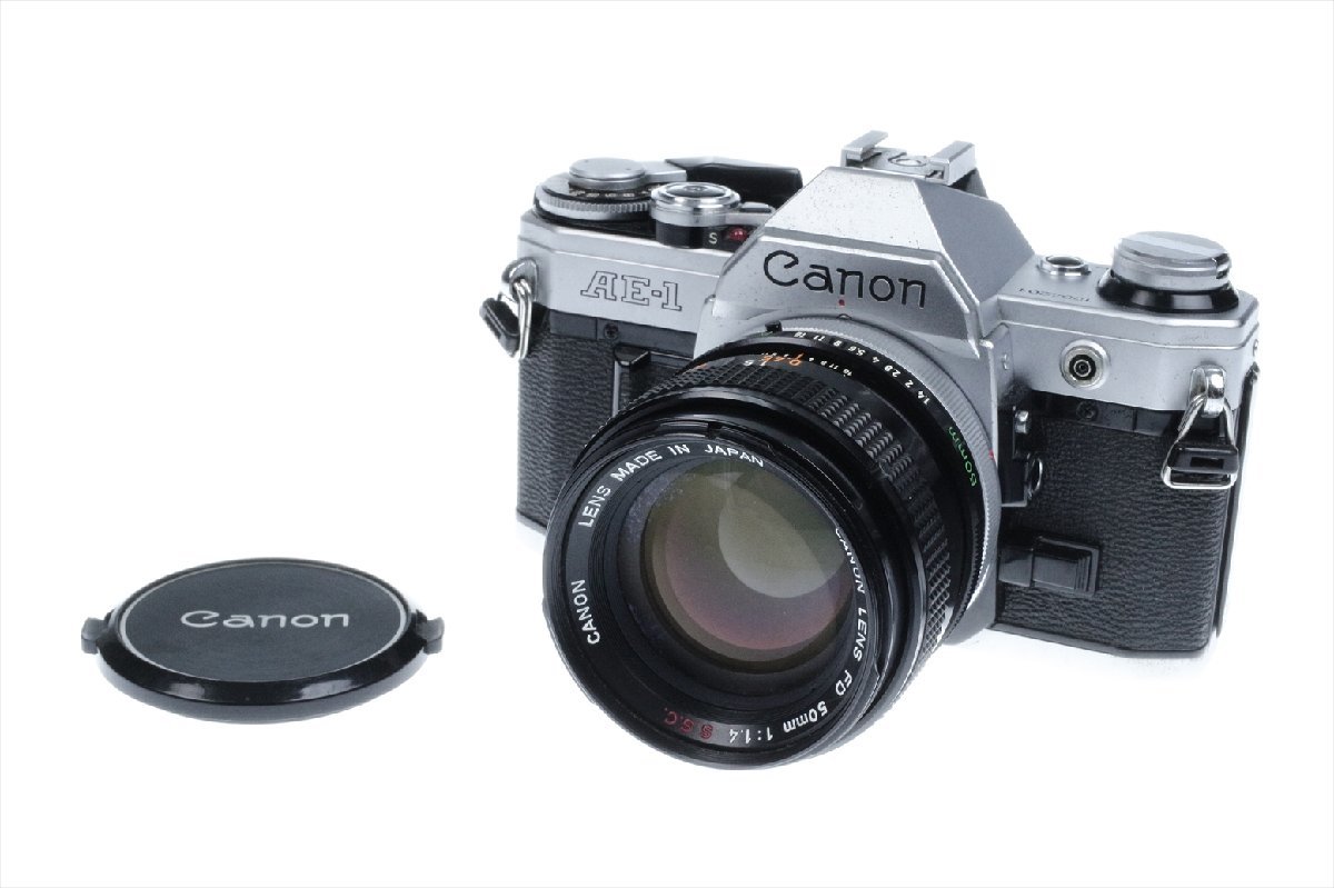 キャノン CANON AE-1 + LENS FD 50mm 1:1.4 S.S.C. レンズ 一眼レフ