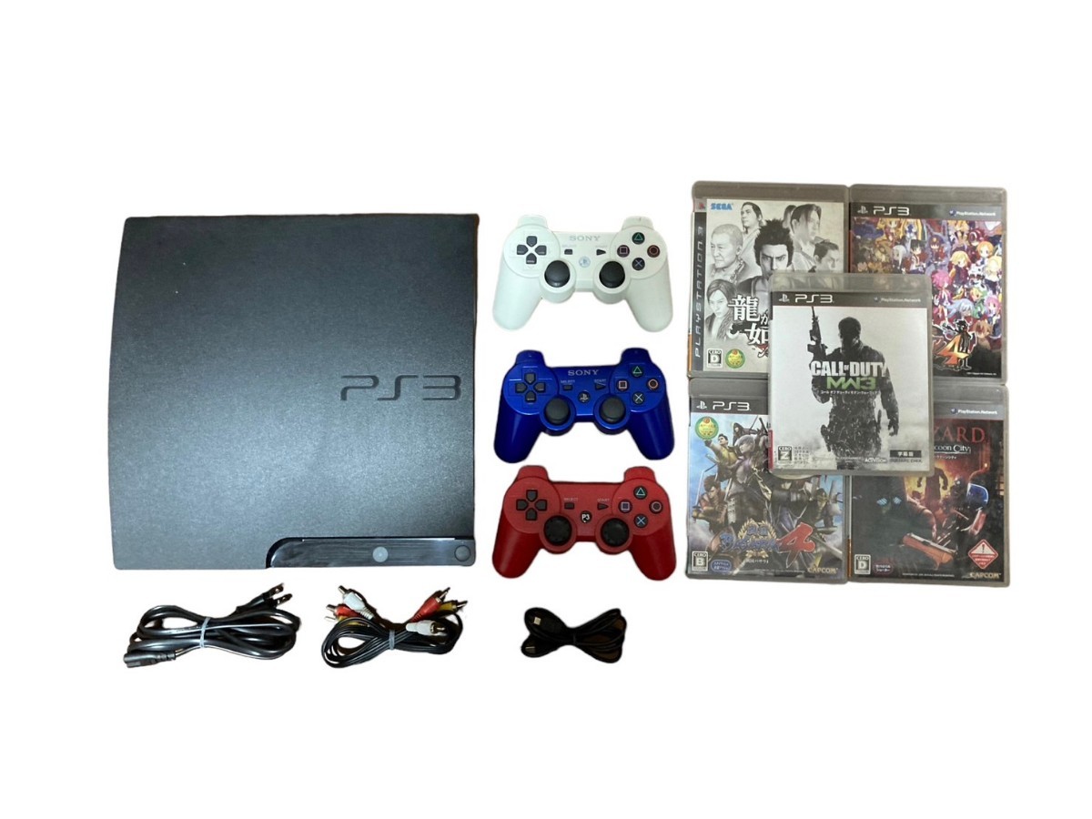 PlayStation3 PlayStation プレイステーション プレステ ブラック ソニー SONY コントローラー ソフト まとめ売り CECH-3000A 本体　レア