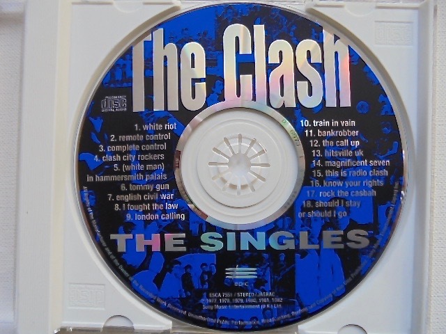 The Clash THE SINGLES The * авария одиночный хит коллекция записано в Японии прекрасный товар 