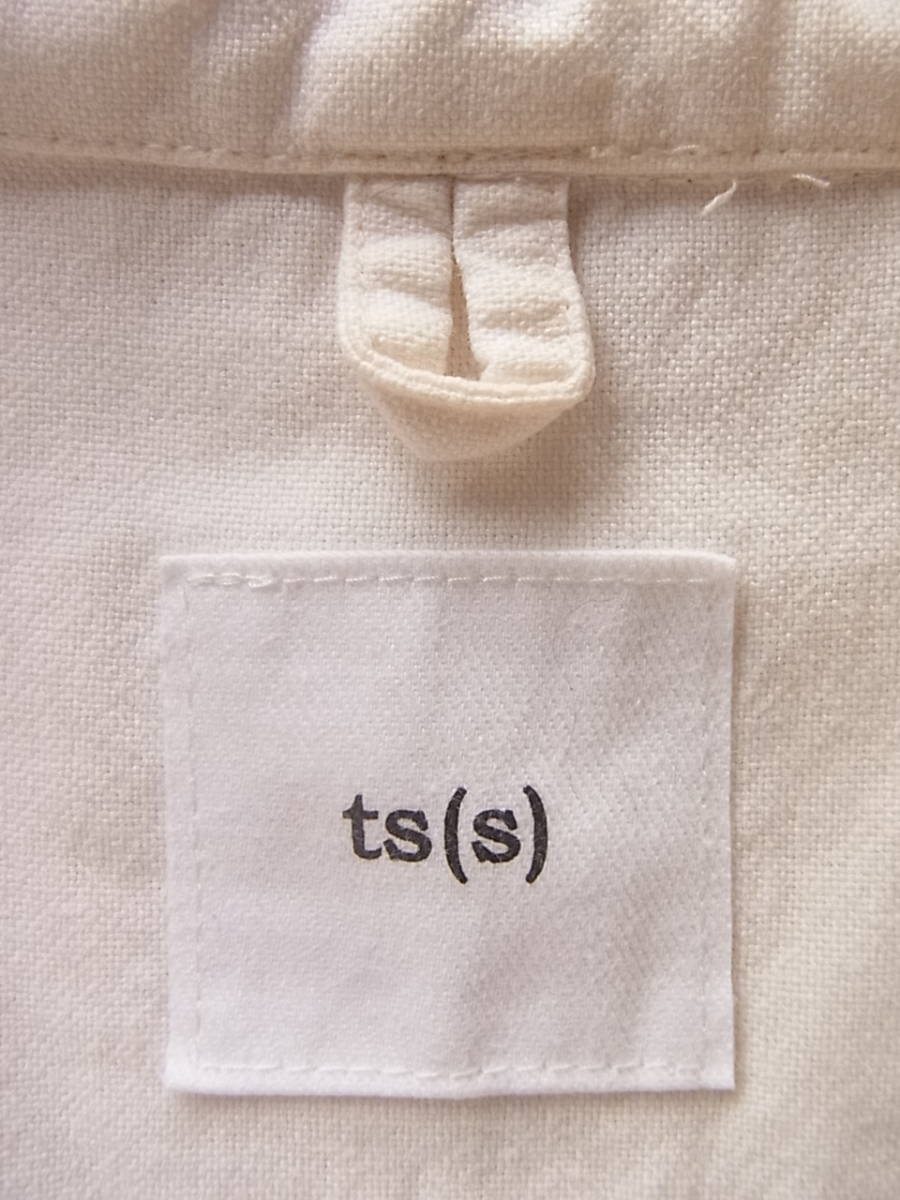 ts(s) ティーエスエス　ボタンダウンシャツ　オフホワイト系_画像5