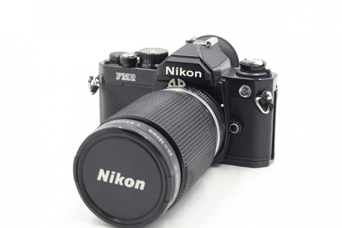 【ト静】 ★ Nikon ニコン FM2 ブラック ボディ フィルムカメラ レンズ付 35～135mm 1:3.5～4.5 中古現状品 GC524GCG48_画像1