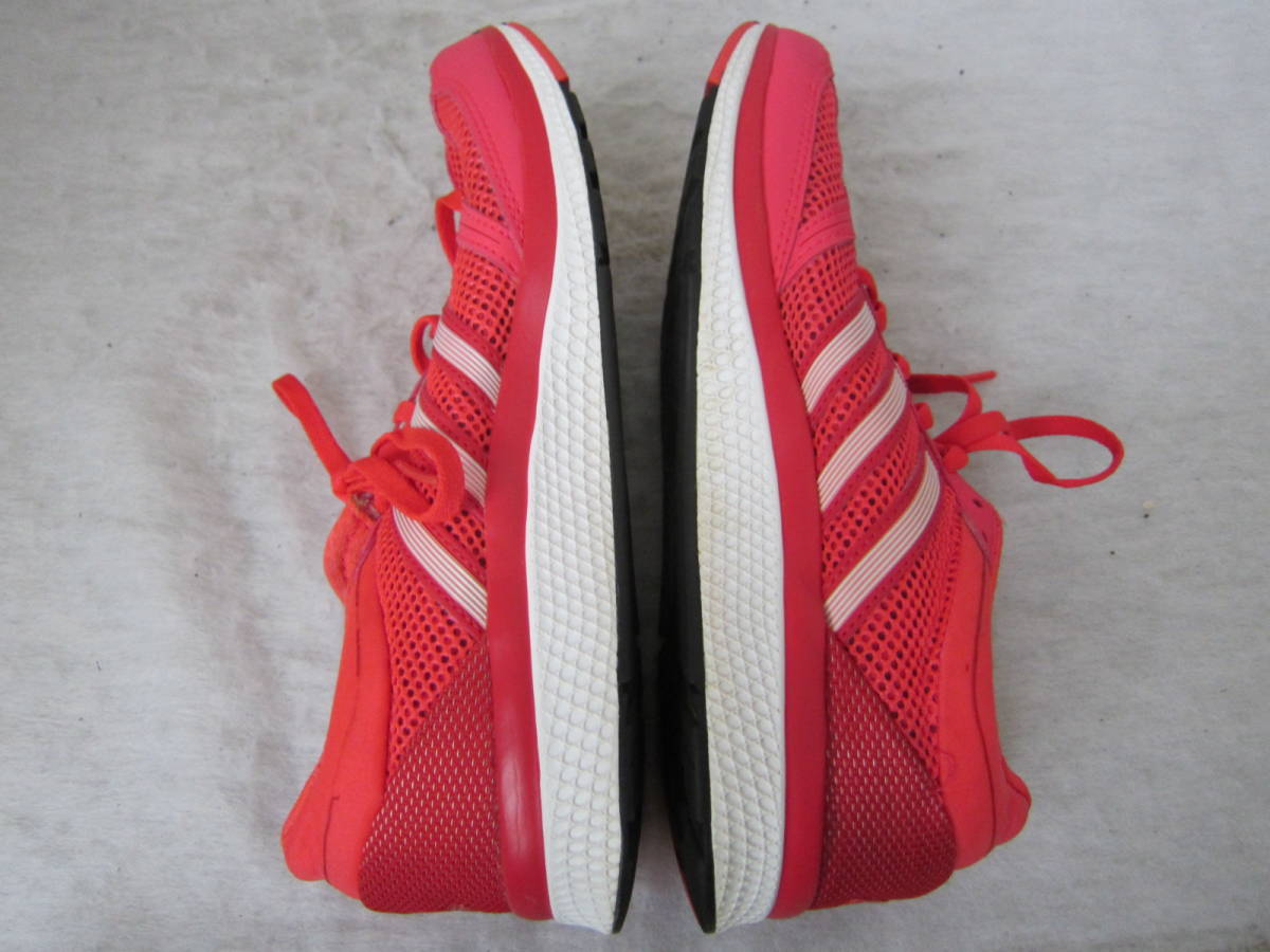 adidas Mana bounce SPD W（アディダス マナバウンス スピードW）（B72971） 赤白  wm24㎝ US7  2016年製  ok2401Bの画像6