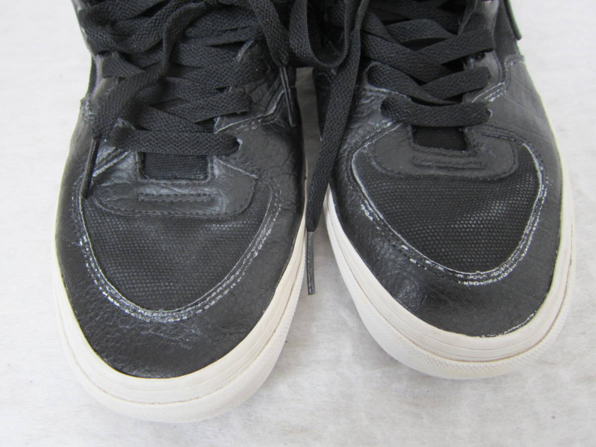 VANS HALF CAB（バンズ ハーフキャブ）（TC6D） 黒黒白 ヘビ型押し柄  26.5㎝ US8.5  ok2401Cの画像9