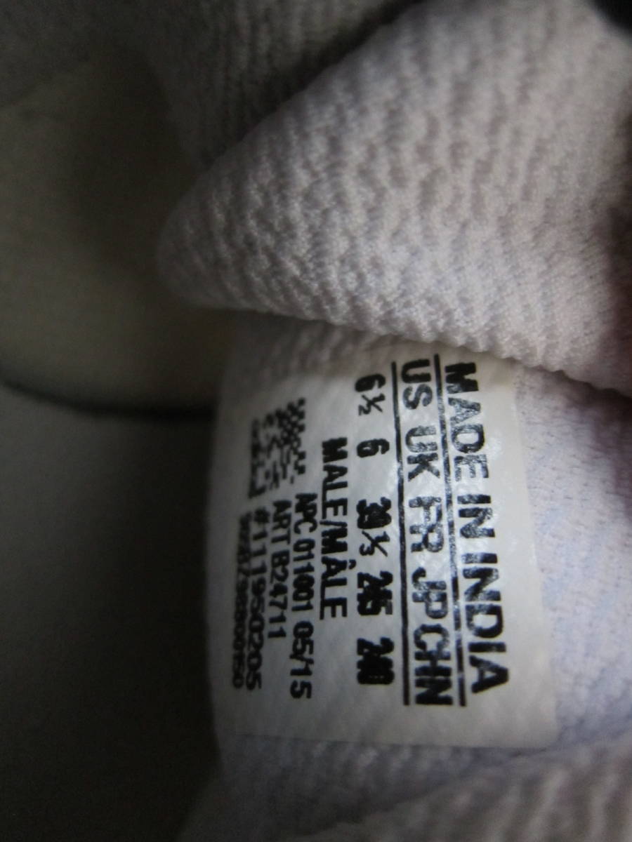 adidas STANSMITH WEAVE（アディダス スタンスミス ウィーブ）（B24711） 白/グレー メッシュ  24.5㎝ US6.5  2015年製 ok2401Aの画像7